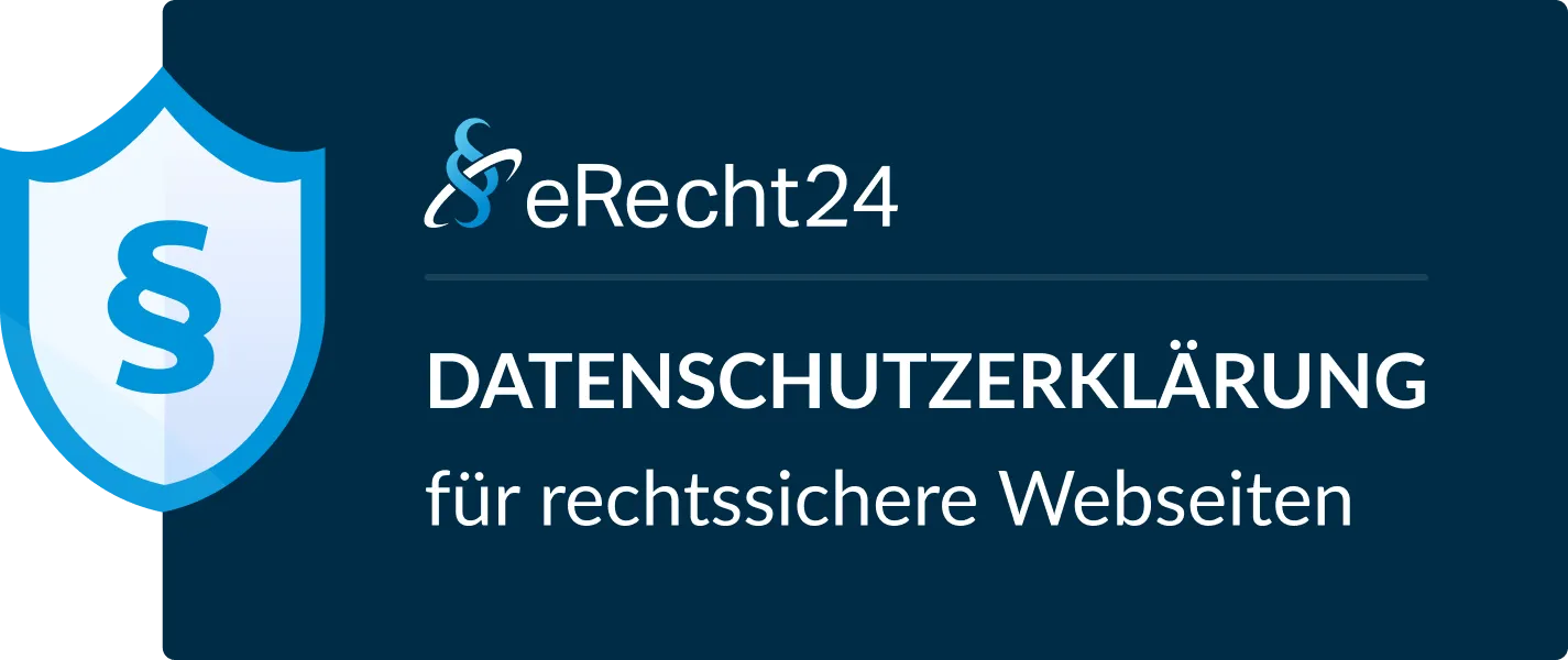 eRecht24 Siegel Datenschutz