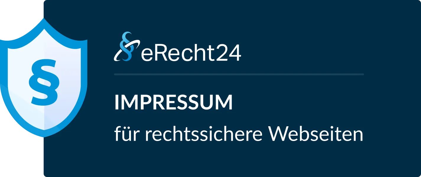 eRecht24 Siegel Impressum